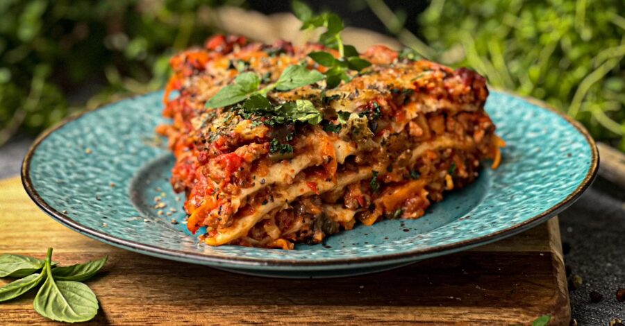 lasagne z warzywami