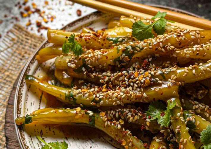 fasolka szparagowa po koreańsku